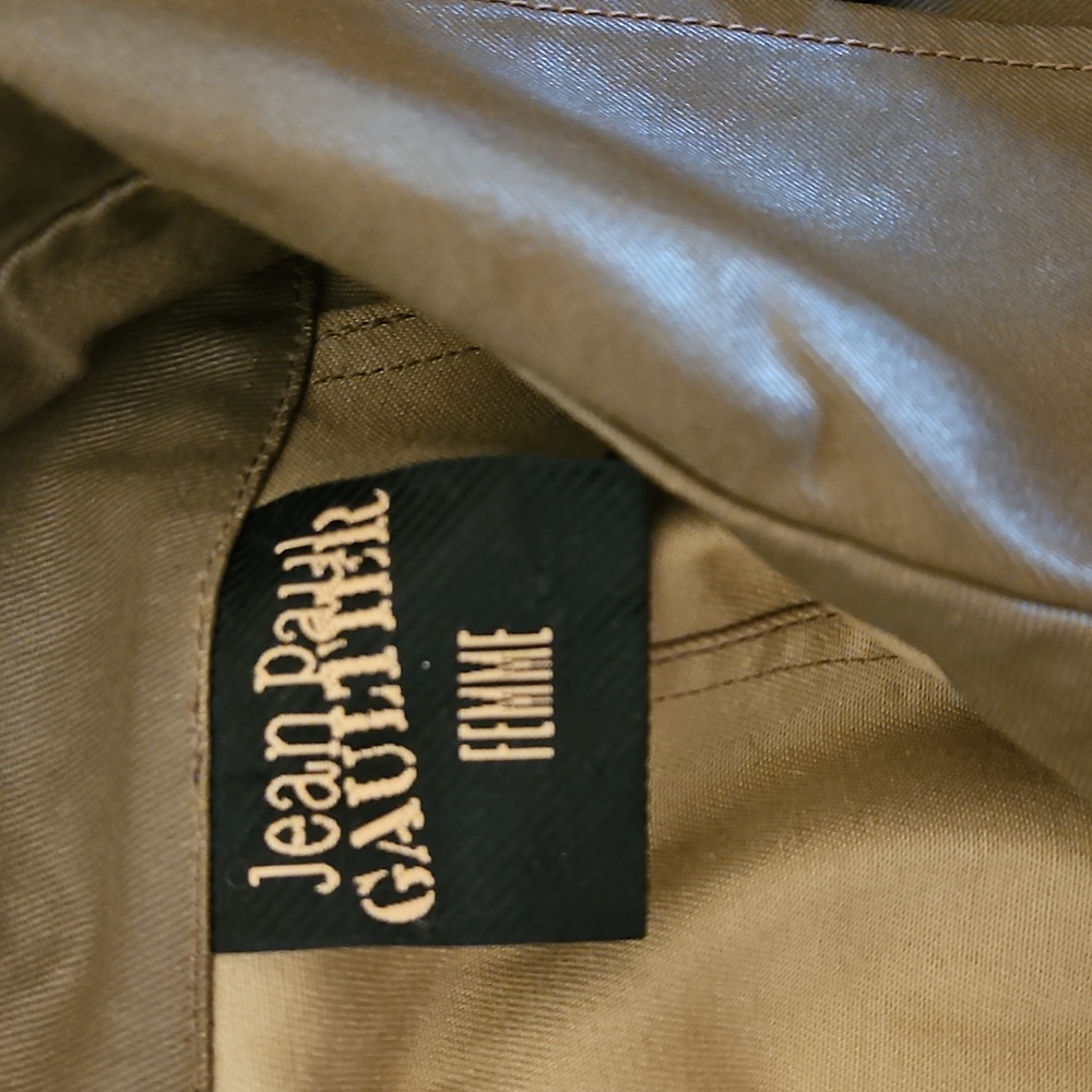 Jean Paul Gaultier Brown Trench Coat Timeless Elegance
